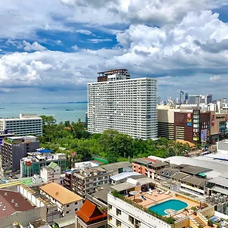 The Base - Large Luxury, 1 Bedroom, Sea View - Pattaya City Centre - 963